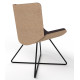 Review Upholstered Retro Lounge Chair With Criss Cross Frame